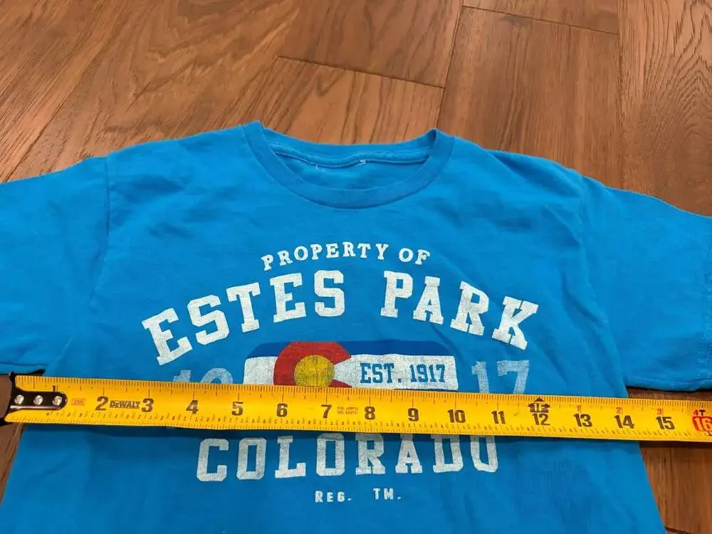 Estes Park Colorado Souvenir Graphic T-Shirt Blue